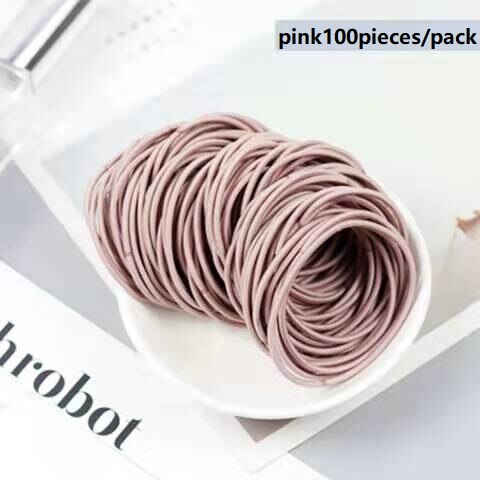 Meisjes elastiek koreaanse stijl schoonheid haar look vrouw kapsel accessoires: Roze