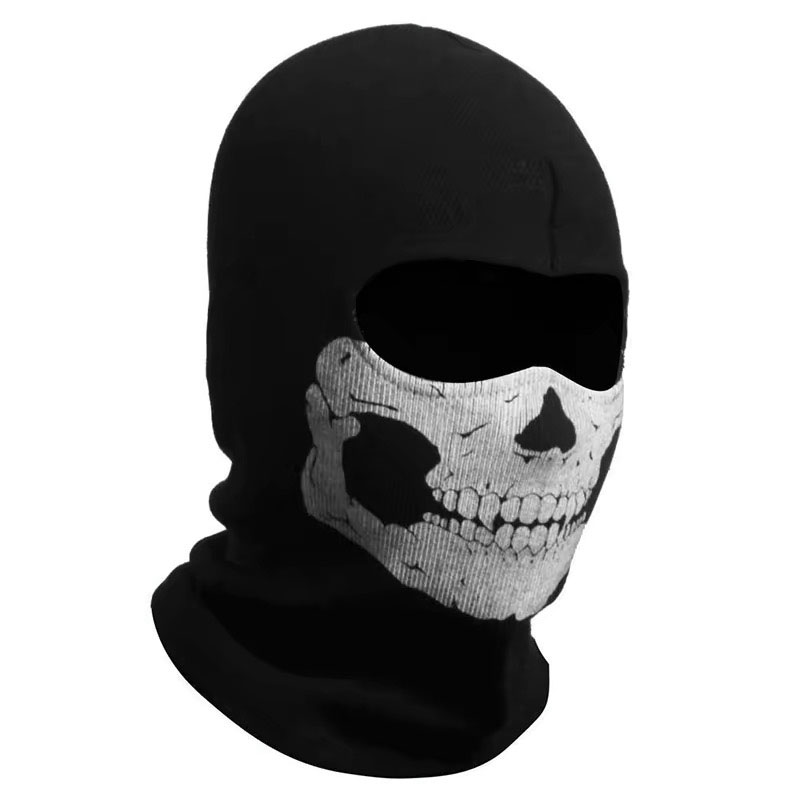 Bivakmuts Duty Mask Anti-UV Ghost Skull Volgelaatsmasker Mutsen Skeleton Ski Bike Motorcycle Winddicht Cosplay Masker: Default Title