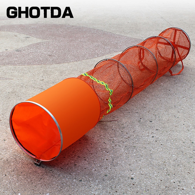 Draagbaar visnet rondvis garnalen gaas kooi vissen