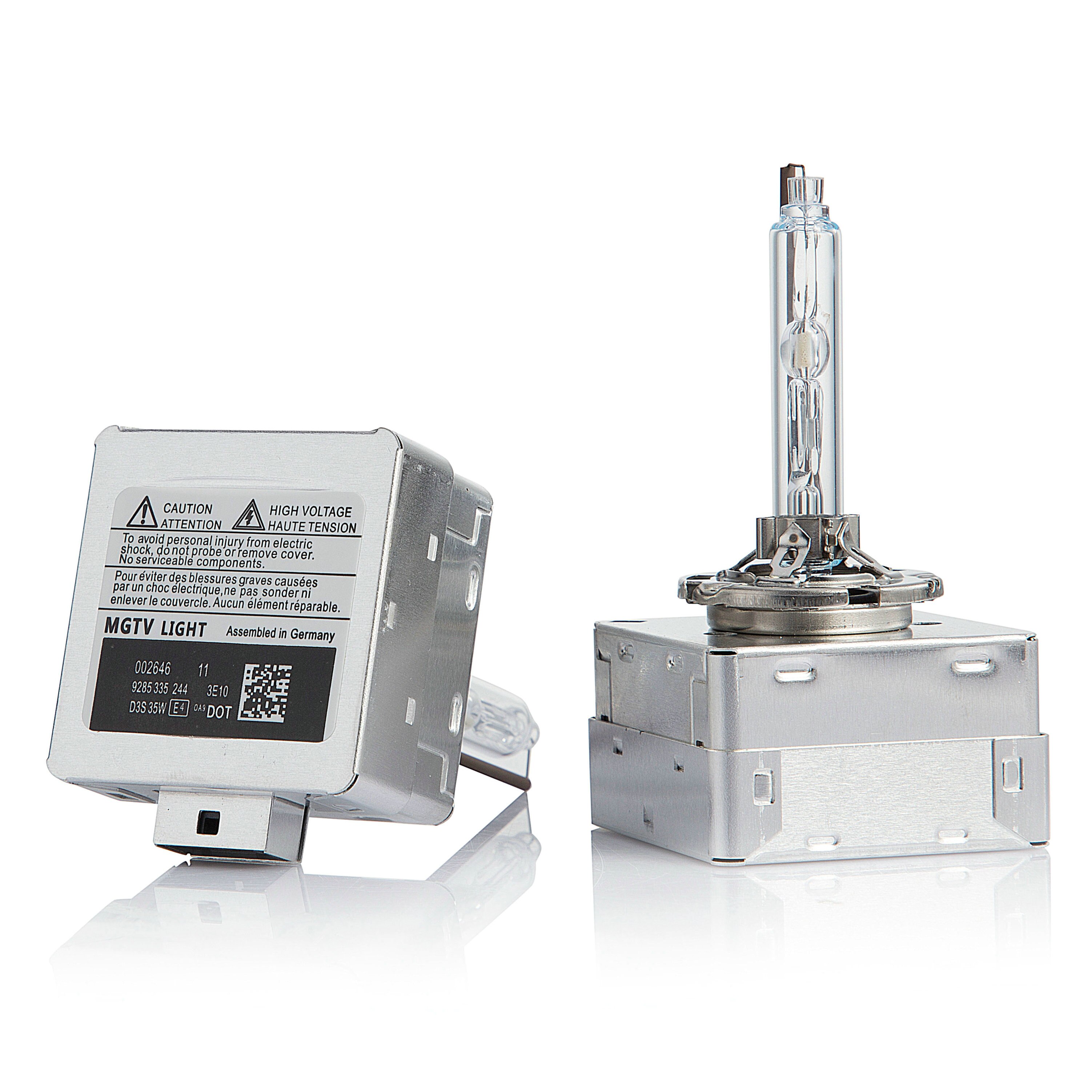 Luz UV de arranque rápido, superbrillante, alta potencia, , base metálica, lámpara de Xenón HID D1S D3S, Bombilla de xenón, blanco cálido, faro blanco para coche