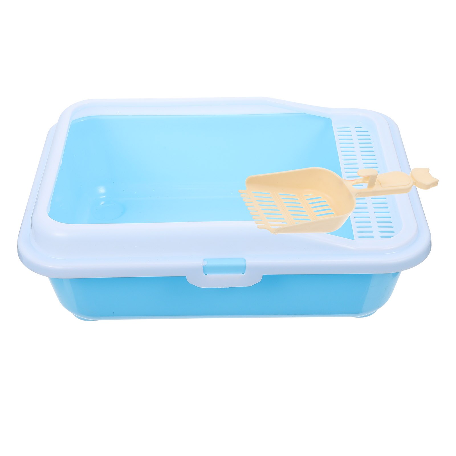 1pc Kot śmieci skrzynka anty-chlapanie Kot toaleta kotek nocnik Kot śmieci basen dla sklep: Default Title