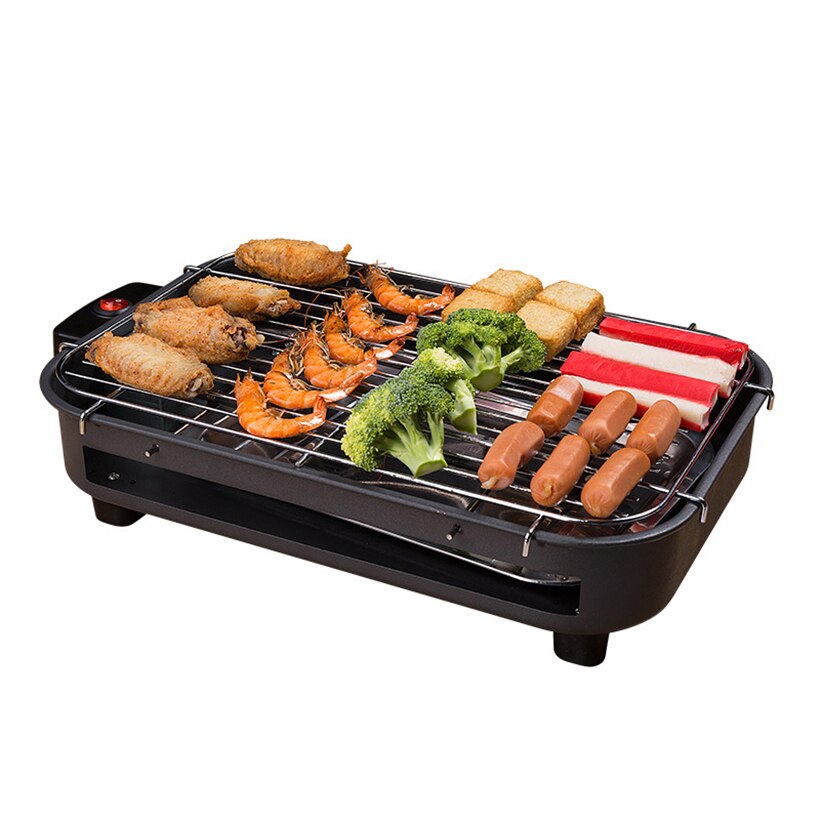 Multifunksjons innendørs elektriske griller røykfrie 220v grillmaskin stekepanne takke mini grille komfyr maskin stekeovn 1300w