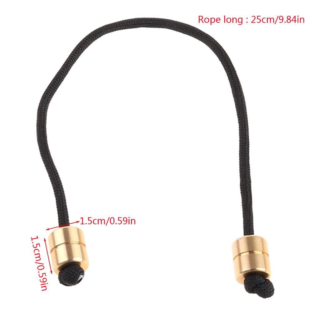 Aluminiumlegering begleri fidget leksak oro pärlor finger skicklighet paracord stress leksaker slumpmässig färg