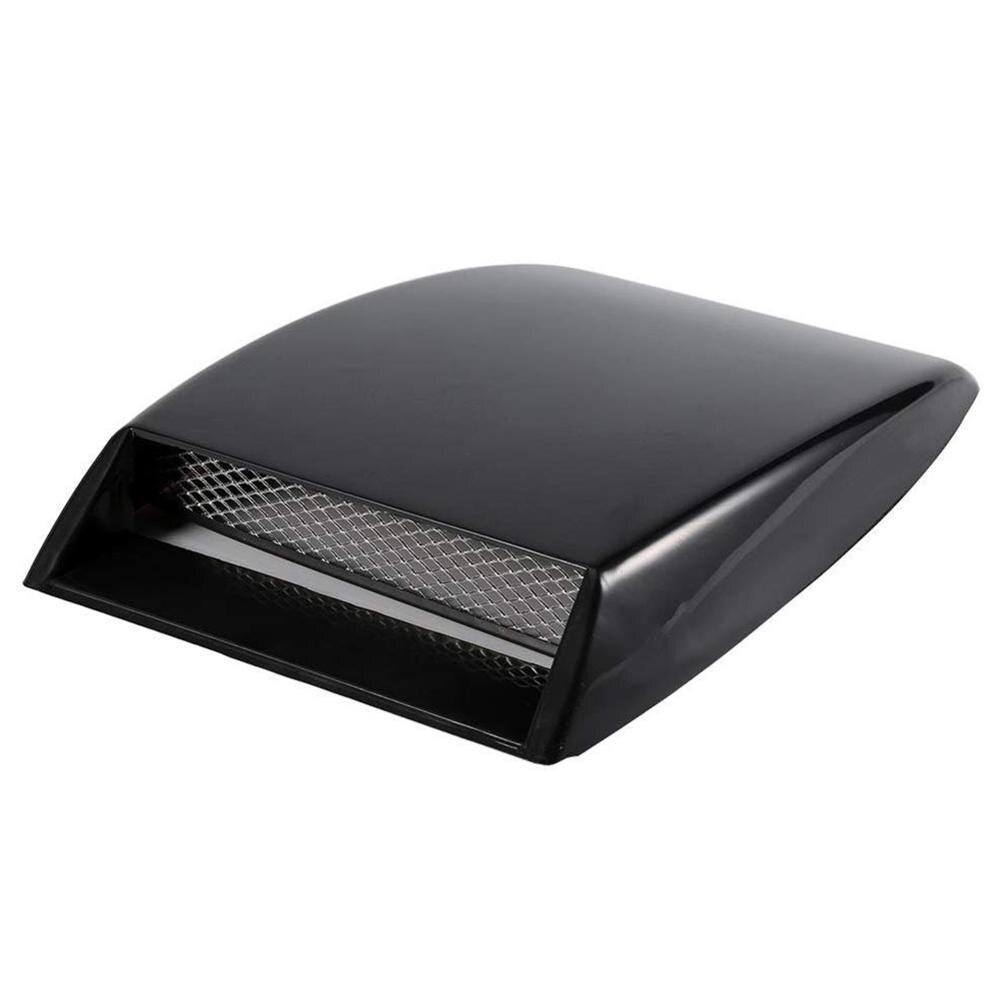 Capota Universal para capó de coche, cubierta decorativa de ventilación de entrada de flujo de aire, decoración para coches: Black
