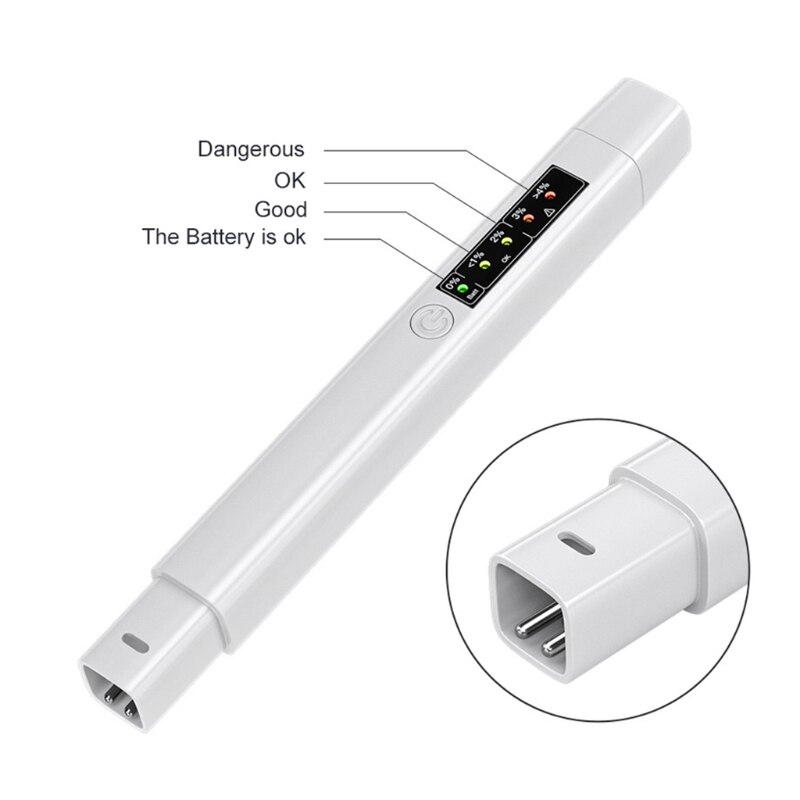 LED Digital Car Brake Fluid Tester Pen Oil Tester Brake Liquid Testing 5 LED Indicators High-sensitive Sensor