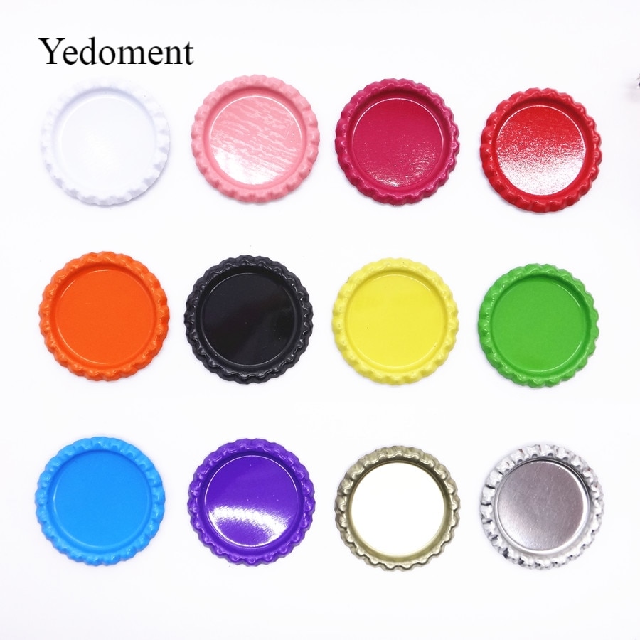 20 Pcs 1 &quot;25.4mm Ronde Vorm Flattened Bottle Caps Voor Carfts/Sieraden Diy Haarelastiekjes Ketting Decoratie accessoires M1903