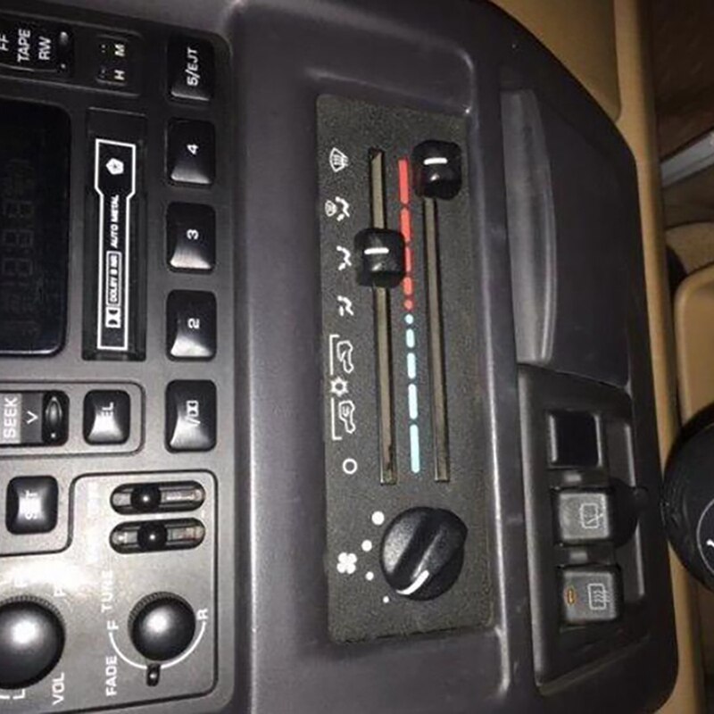 3PCS for Jeep Wrangler 99-06 Dodge Ram 99-03 AC Heater Air Conditioner Climate Control Switch Knobs Buttons 5011218AC