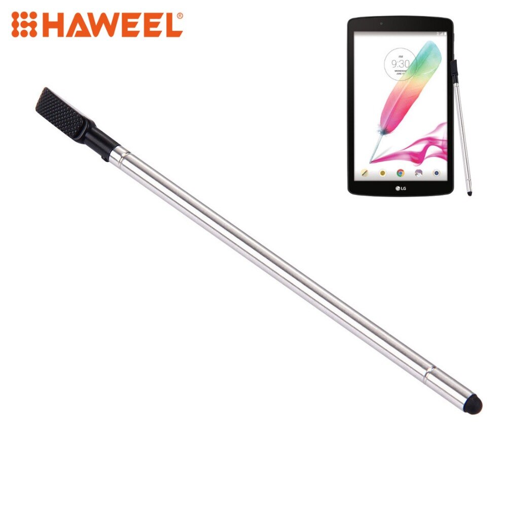 HAWEEL Touch Stylus S Pen voor LG G Pad F 8.0 Tablet/V495/V496 Zwart Grijs Wit te kiezen
