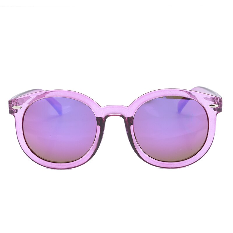 5 kleuren kleurrijke retro zonnebril  uv400 cirkelvormige brillen uv-bestendige klassieke brillen voor dames en heren