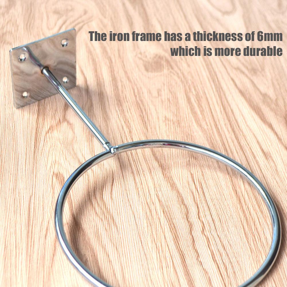 Wall Mounted Basketball Football Holder Rack Display Useful Portable Ball Stand Equipment Easy To Install