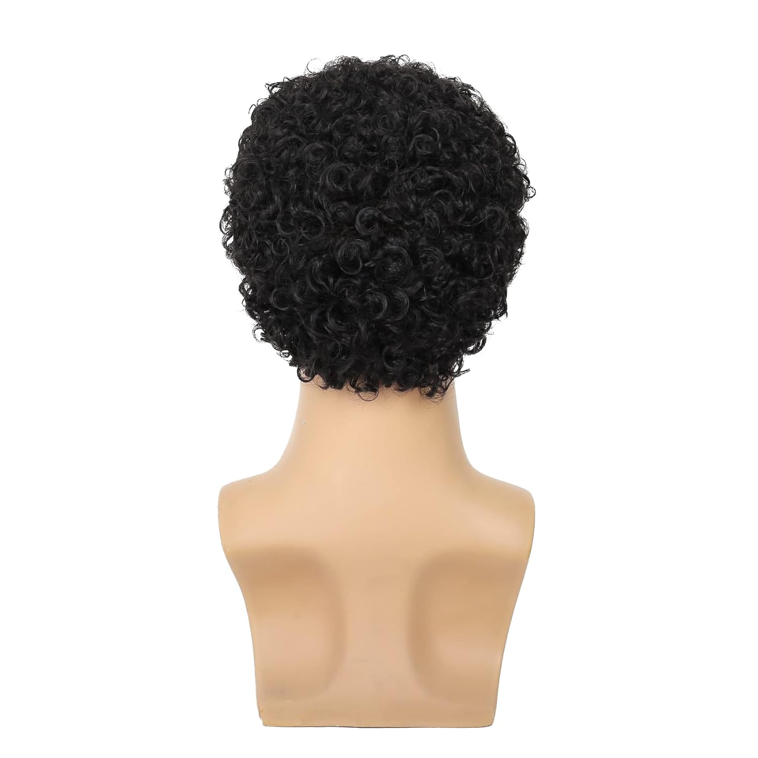 Tereshar-pelucas Afro rizadas sintéticas para hombre, peluca corta y rizada para hombre, peluca de balancín, disfraz de Halloween de California, pelucas completas