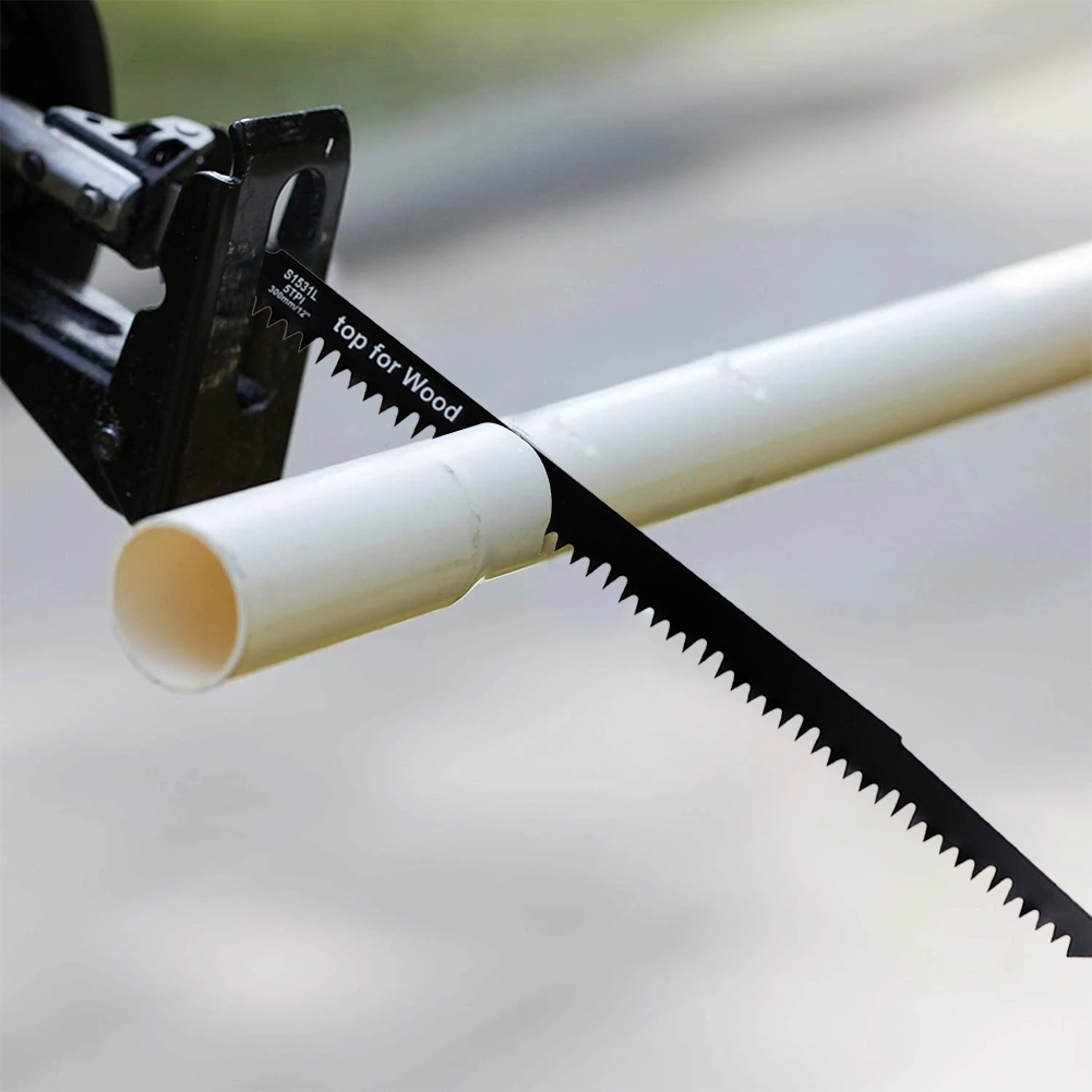 1/5PCS 300MM Reciprozaagbladen S1531L Snijden Curve Ijzerzaagbladen BI-Metalen Handgereedschap Hoge Quanlity