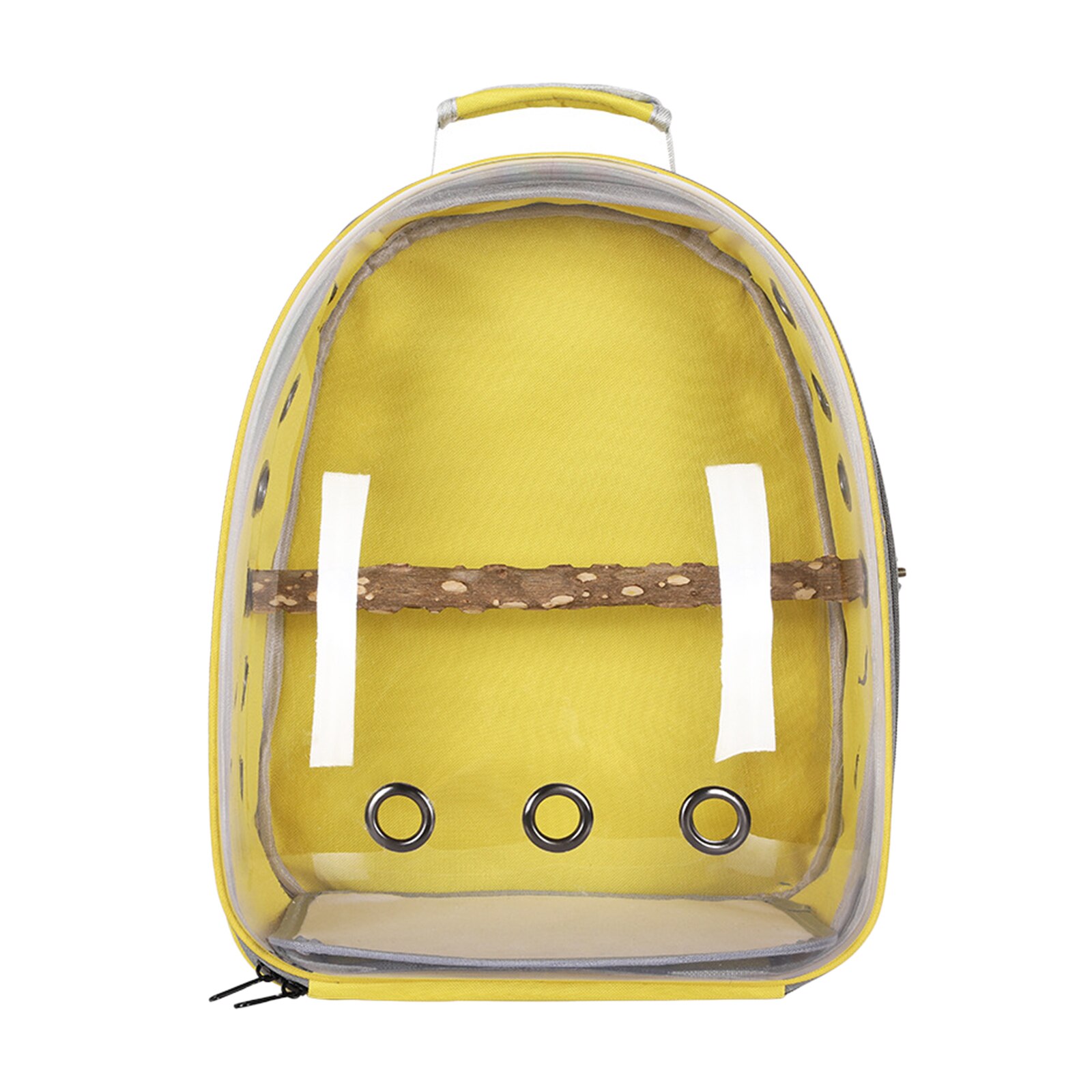 Torba na ramię dla ptaków torba na ramię dla zwierząt papuga podróżna plecak bez nadruku plecak na papugę stojak na kije plecaki na ptaki: żółty