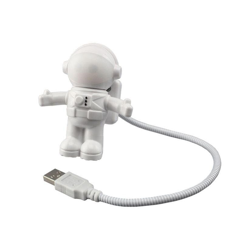 Creatieve Ruimtevaarder Astronaut Led Flexibele Usb Licht Nachtlampje Voor Kinderen Speelgoed Laptop Pc Notebook D5QA: Default Title