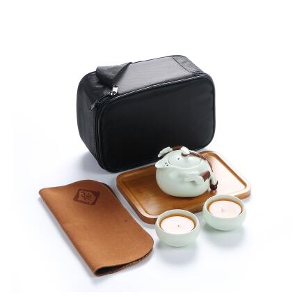 Théière en céramique gaiwan tasse à thé pour puer | Théière chinoise, service à thé portable, verres: Style K