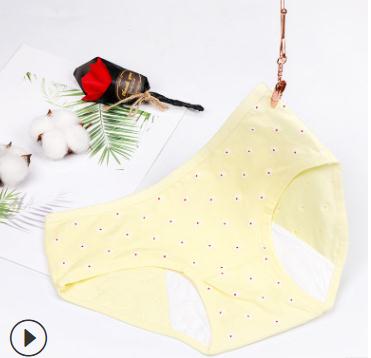 Meisje Menstruele Slipje Fysiologische Slips Bloemen Lingerie Lekvrij Verbreed Vrouwelijke Ondergoed Studenten Waterdicht Slipje: 7