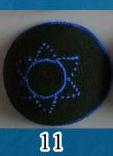 Jødisk kippah jødisk kuppel kippa juif cipa jerusalem israel jødisk liten hatt klær hodeplagg toque lokk håndlaget kipa kipot: 11
