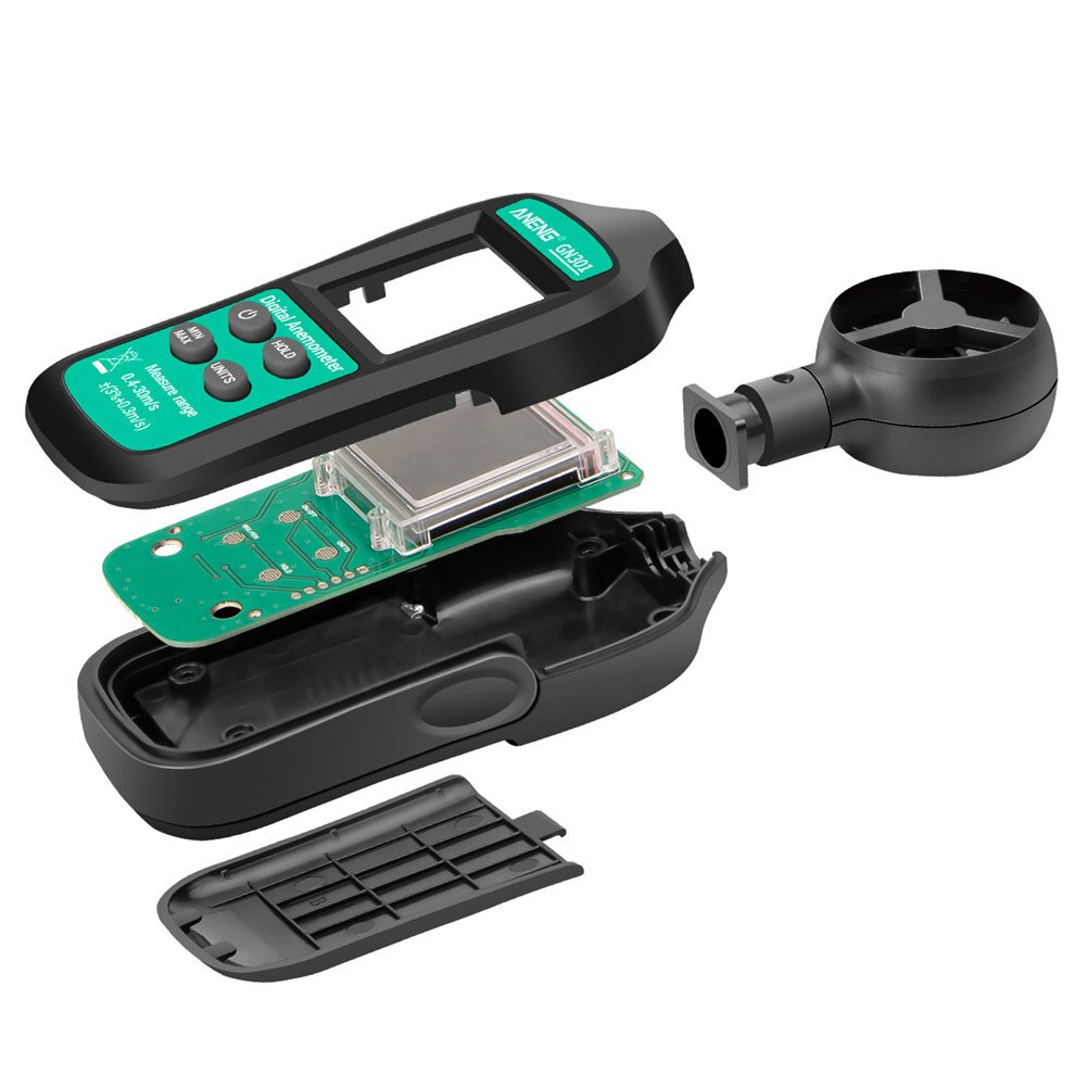 Backlight Portable Factory Tool High Accuracy Temperature LCD Display Handheld Tester Digital Anemometer Wind Speed Meter