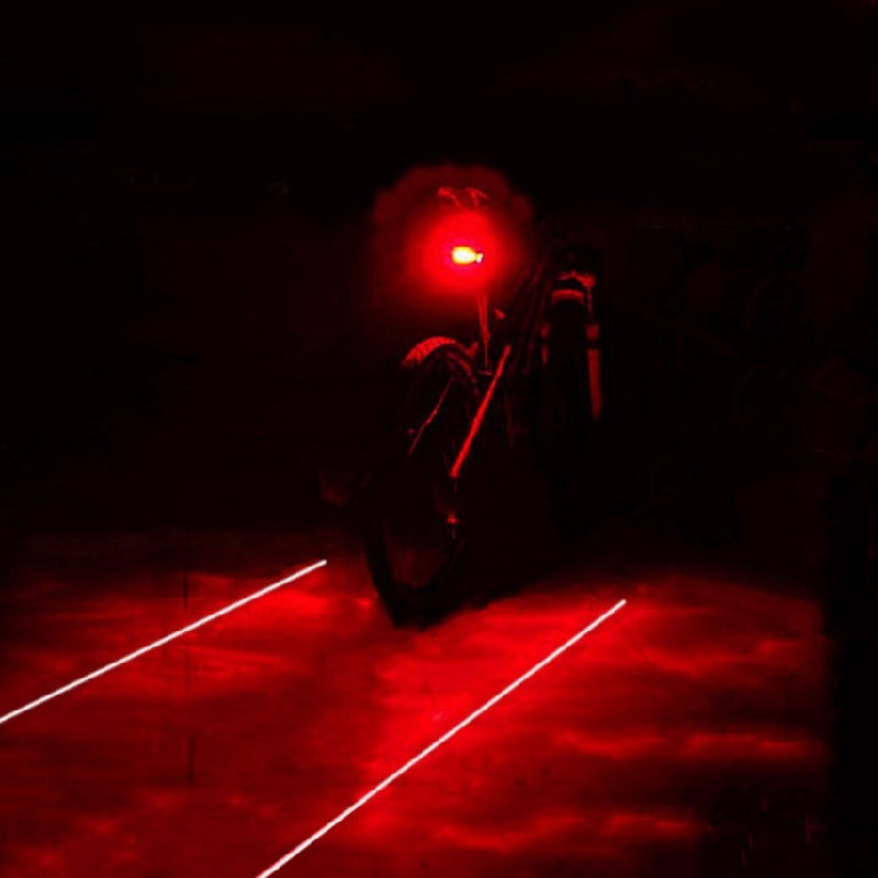 Fietsverlichting Fiets Led Licht Knipperen Lamp Met Batterij Achterlicht Achter Fietsen Fiets Veiligheidswaarschuwing Led Licht Modi