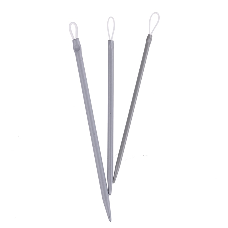 3pcs/set Big Eye Nylon Wire Knitting Needles Yarn Sewing Needles Apparel Sewing & Fabric Art Craft Wool Thick Knitter