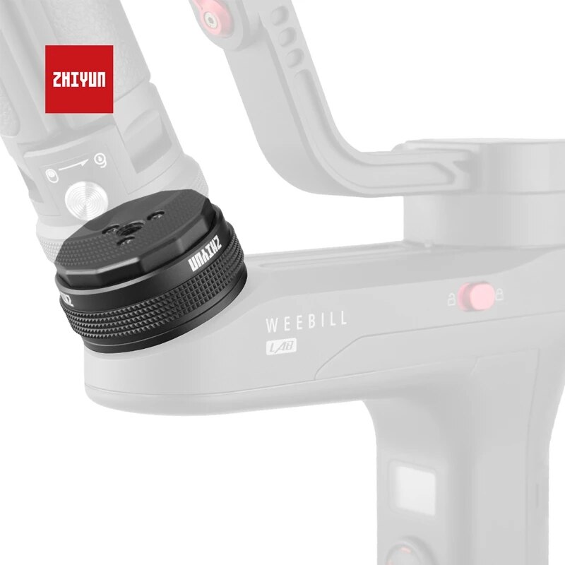 ZHIYUN WEEBILL S Vertical Mounting Plate with counterweight Belt for weebill s gimbal camera stabilizer Accessories Clipper: Grey