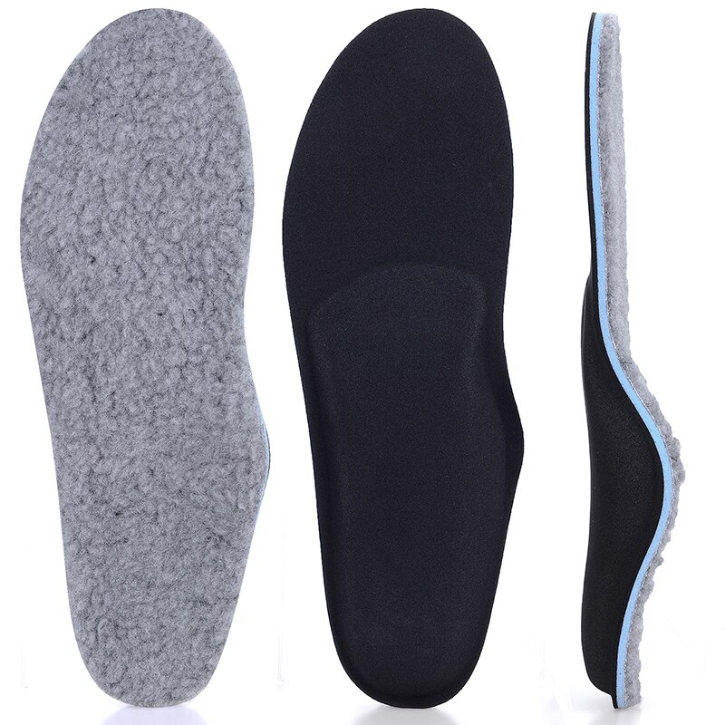Platvoeten Orthopedische Inlegzolen Arch Ondersteuning Orthotics Winter Warm Verwarmde Wol Schoen Inserts Voor Fasciitis Plantaris Verlichten Voet Pijn: 107E / US-6-250mm
