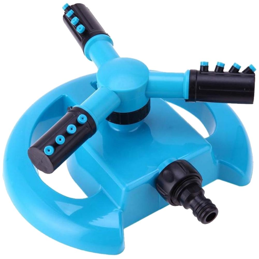 Gräsmatta sprinkler ovan mark plast automatisk 360 graders rotation trädgård gröna växter vattning verktyg utrustning