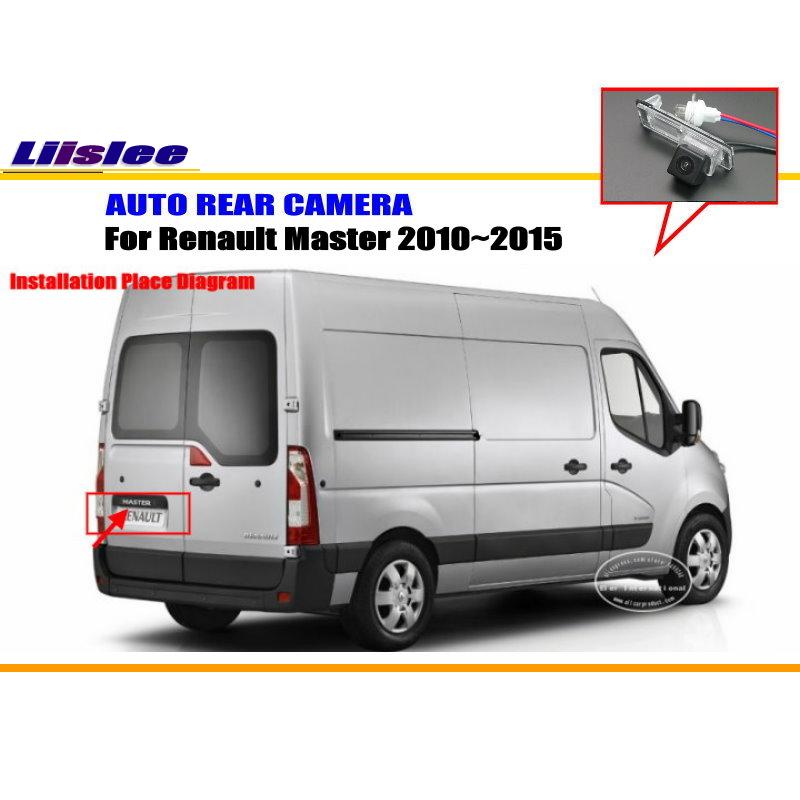 Caméra de vue arrière de voiture pour Renault Master arrière HD CCD RCA NTST PAL CAM