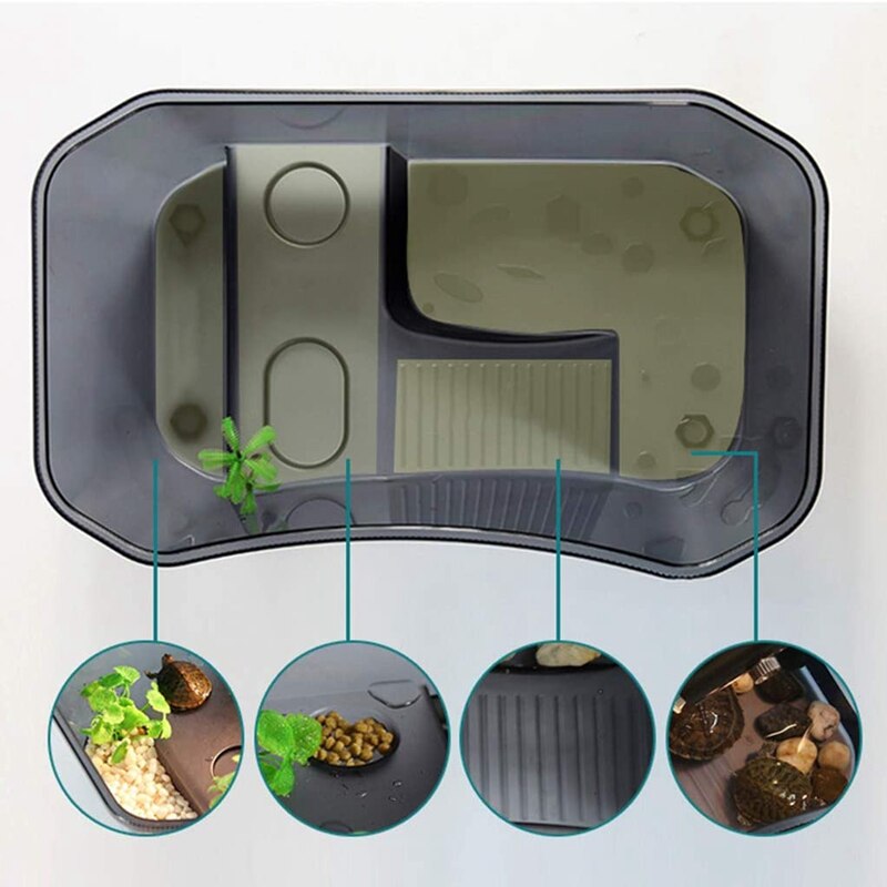 Open Turtle Tank With Terrace Water Turtle Box Brazilian Tortoise Tortoise Basin