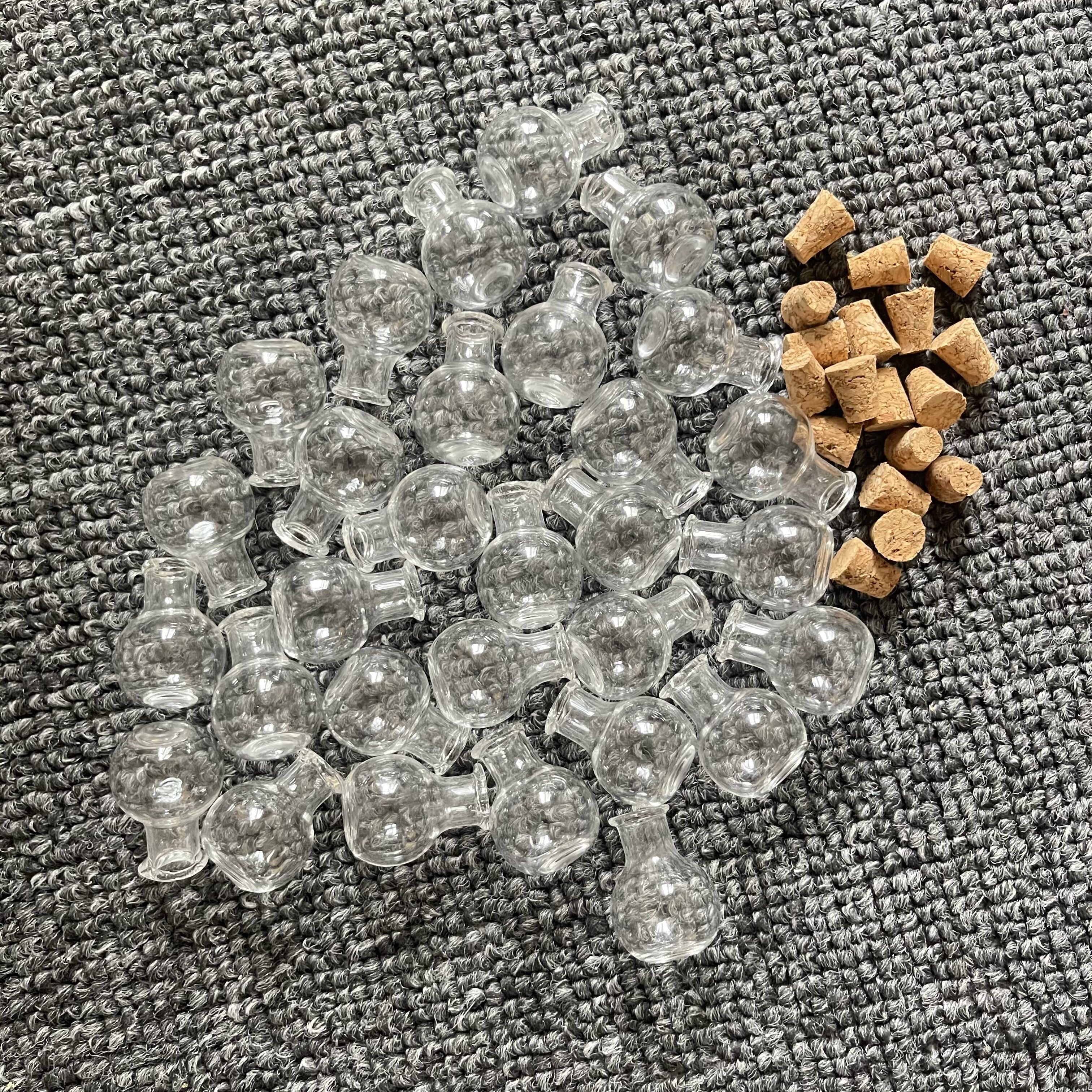1/3/5/10PCS Glass Bottles Mini Potion Bottle Mini Cork Glass Vials Wedding DIY Mini Drift Bottle Wishing Bottle Perfume Bottles