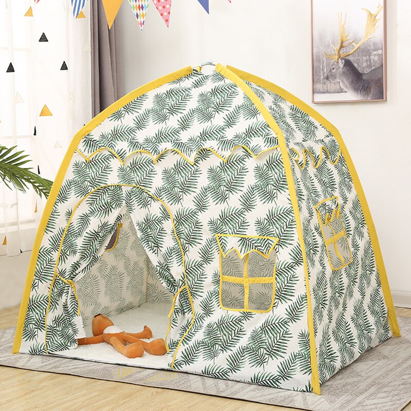 Princess Castle Toys For Girls Children's Tent For Kids Play House Tent Wigwam For Children Tipi Infantil Tents: XM-016-Green