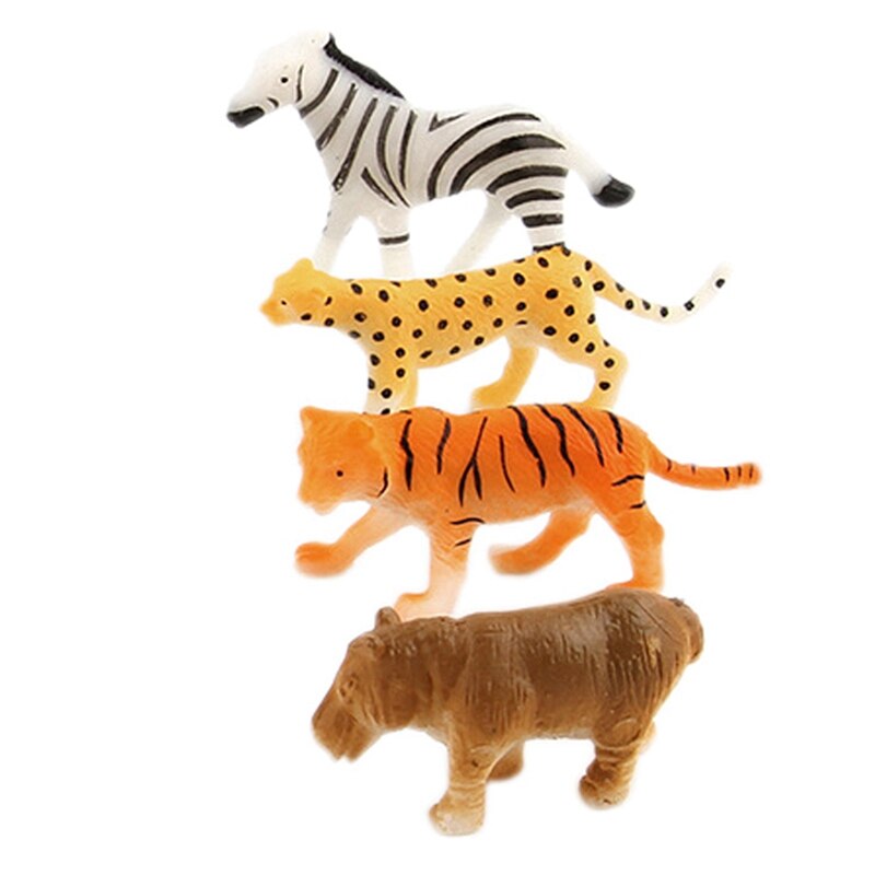 Zoo dyr - dyrespil sæt - børns sjove legetøj