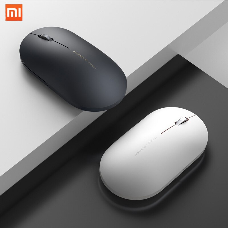 Original XIAOMI MIJIA Offical Mute Bluetooth Mouse 2 Wirless Gaming Mouses For Game Laptop Accessories Ergonomic Computers 2022