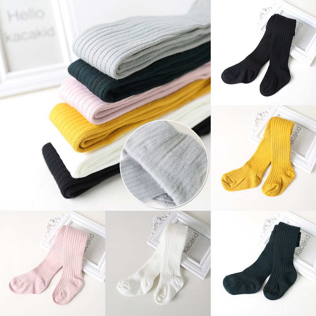 Kids Peuters Meisje Gestreepte Sokken Knie Hoge Lange Zachte Katoen Kant Baby Sokken Kids Veelkleurige Kids Outdoor Dagelijkse Herfst sokken