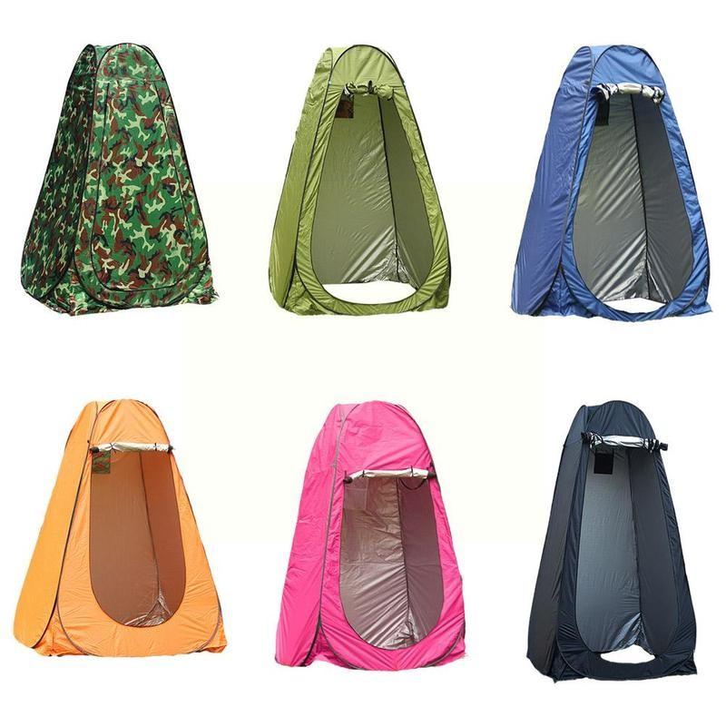 Outdoor Shower Toilet Shelter Privacy Camping Beach Shelter Tent Camping High Equipment Waterproof Tent Portabl R8g0