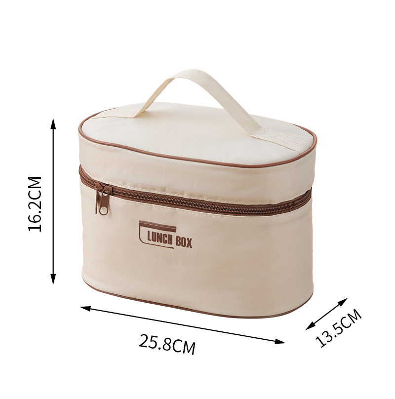 Round Portable Thermal Bag for Lunch Portable Ice Cooler Pack Insulation Picnic Food Storage Bags School Bento Dinner Container: Blue