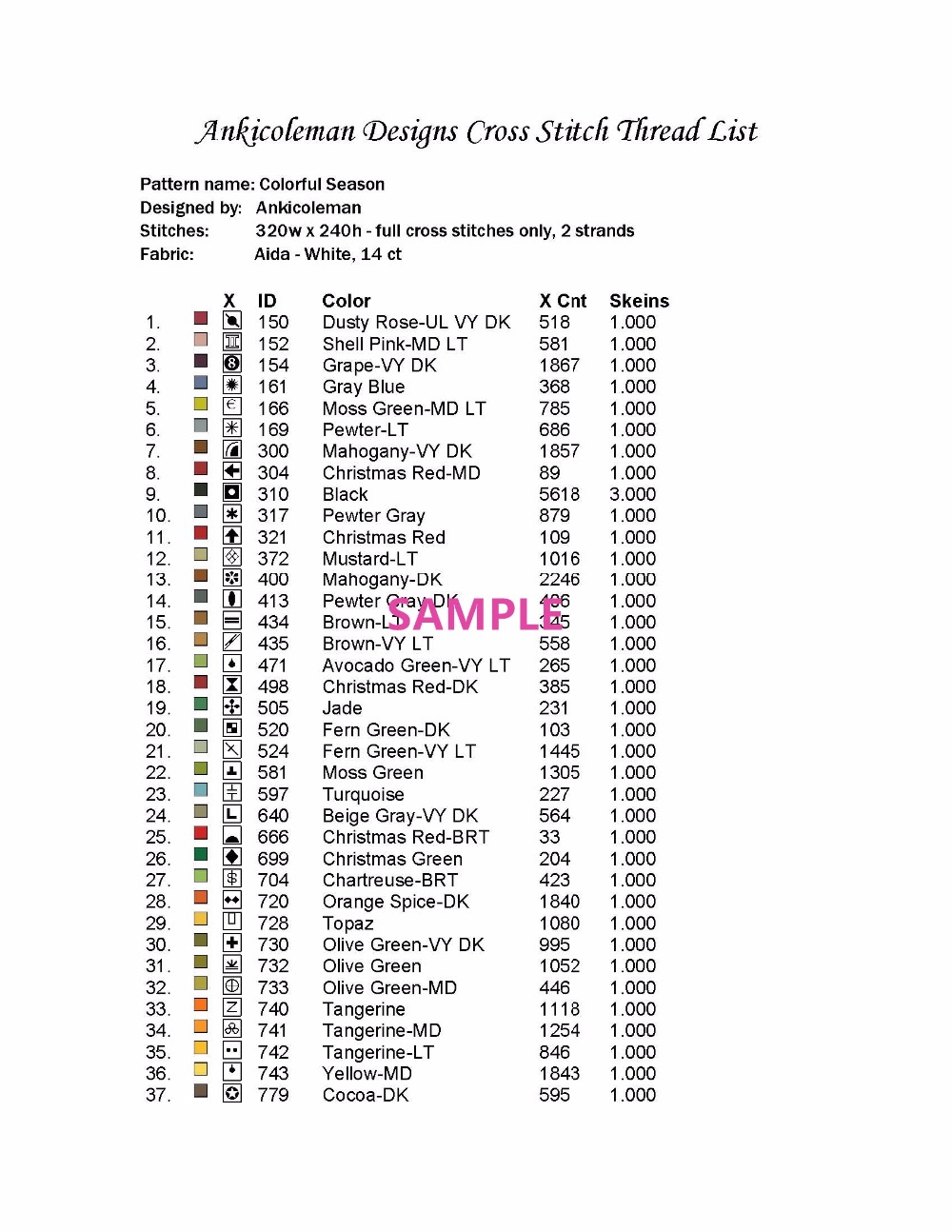 Kip Yard-Geteld Borduurpakketten-Diy Handgemaakte Handwerken Voor Borduurwerk 14 Ct Kruissteek Sets Dmc Kleur