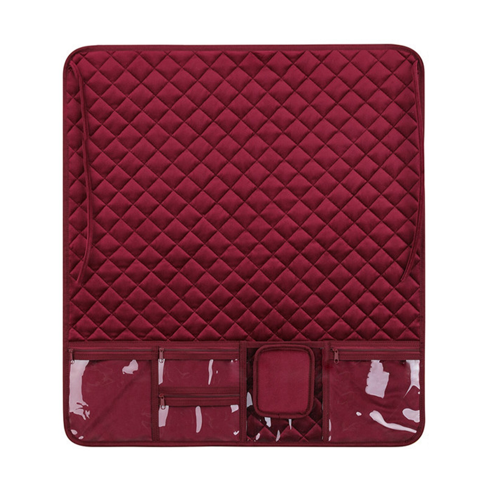 For Table Accessories With Pockets Sewing Machine Pad Organizer Soft Rectangle Lightweight Modern Multifunction Home Folding Mat