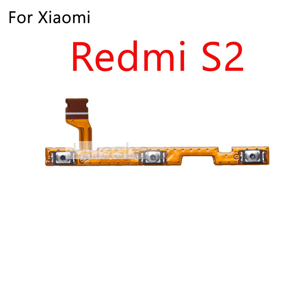 For XiaoMi Redmi 6 8 S2 Power On Off Button Volume Switch Key Control Flex Cable Ribbon