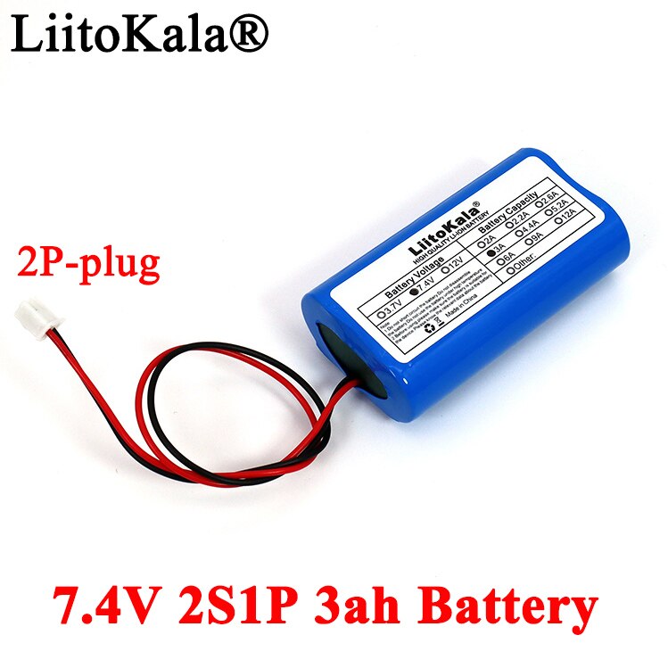 7,4 v 18650 lithium batteries 2s 2,6 ah 3ah fishing led light bluetooth speaker 8,4 v emergency diy batteries with pcb