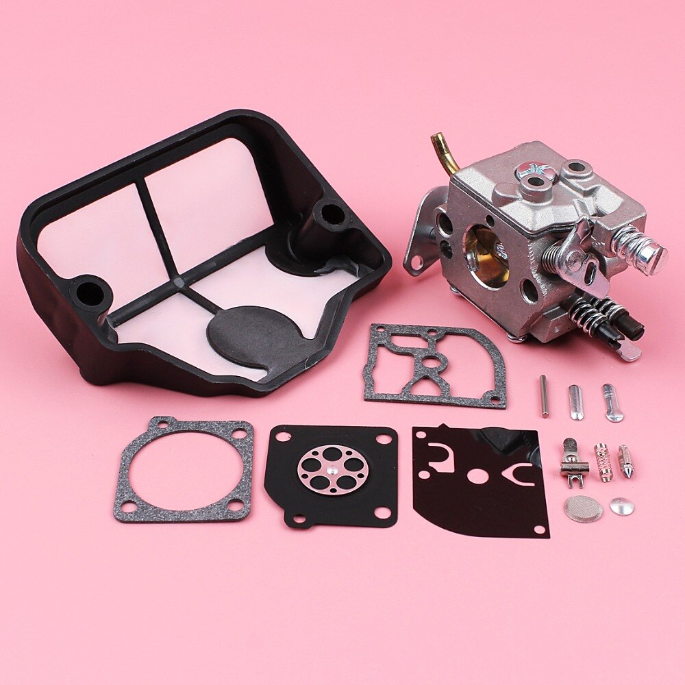 Förgasare luftfilter kolhydrat ombyggnad reparationssats för husqvarna 36 41 136 137 141 142 motorsåg reservdel zama  c1q-w29e