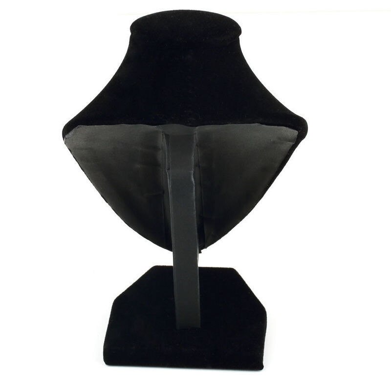 Boutique décor Mannequin buste bijoux collier pendentif spectacle présentoir support de support noir