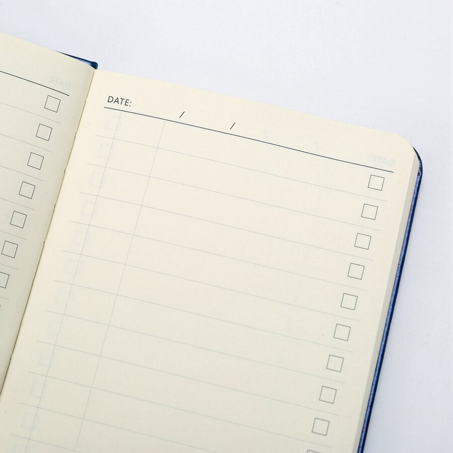 Pocket Notebook A6 To Do List planners Hardcover Journal UNDATED Diary Stationery Office Supplies , 192 Pages 5.7 x 3.7 in