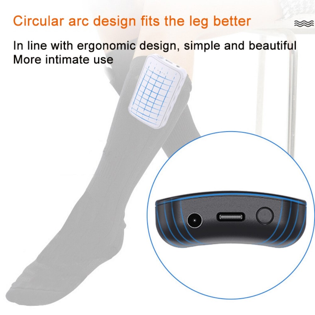Winter Camping Hiking Remote Control Ski Cycling Warm Heated Socks Battery Thermal Smart Electric Heating Sock