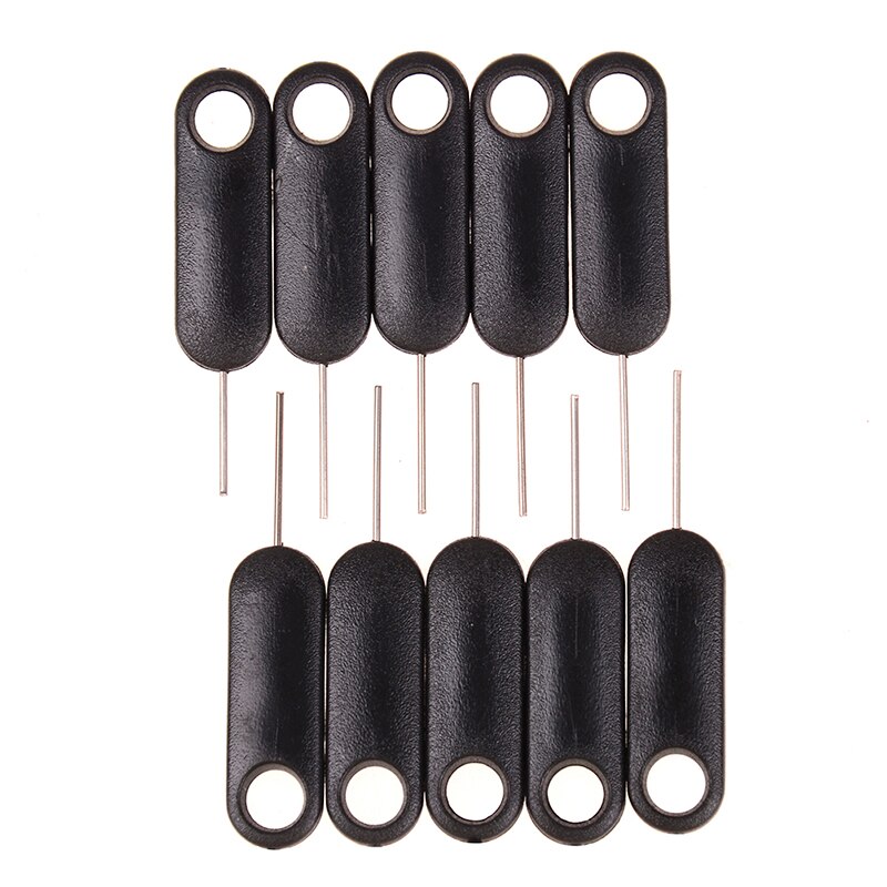 10 Pcs Universele Sim Kaart Lade Pin Uitwerpen Verwijderen Naald Opener Ejector Voor Telefoon 7 6S 6 Plus 5 Voor Huawei Xaomi