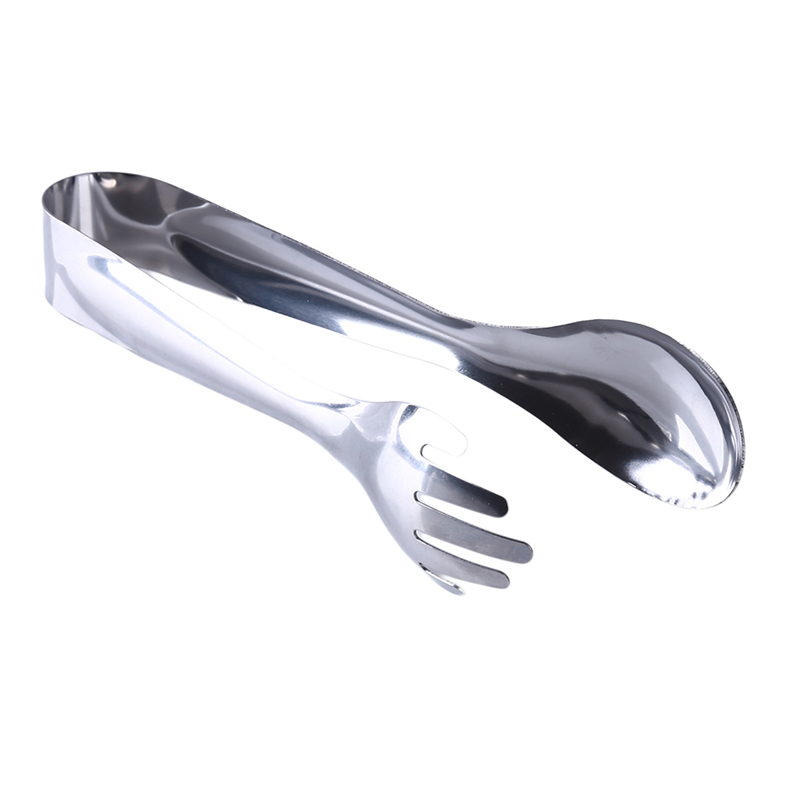Pince à pain en acier inoxydable | Argent, pince à pain Buffet avec cuillère, pince à salade, pince à Buffet pâtisserie accessoires de cuisine
