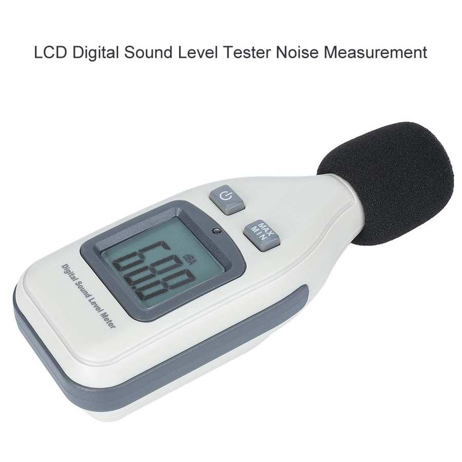 Decibel Meter Handheld LCD Digital Sound Level Tester 30-130dBA Tester Noise Measurement