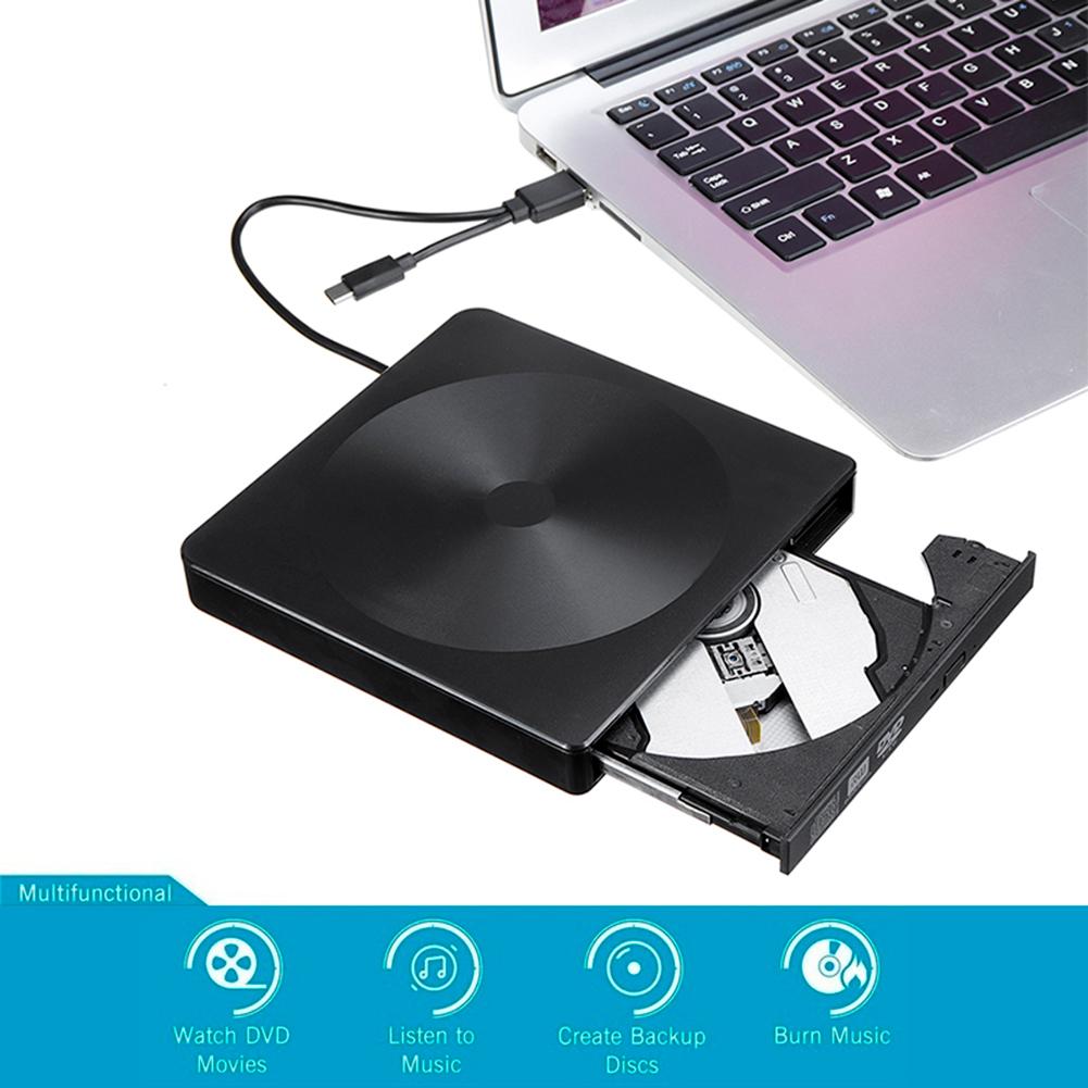 USB 3.0 External Combo DVD/CD Burner Drive CD/DVD-ROM CD-RW Player Optical Drive for PC Laptop Computer Components