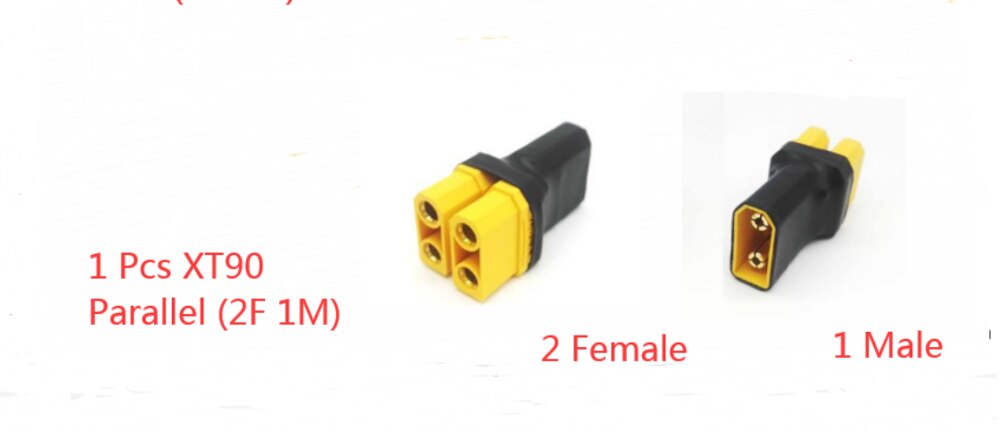 1 SZTUK Deans T Plug EC3 EC5 XT60 XT90 Równoległy adapter szeregowy Lipo Battery Converter Złącze Wtyczka DIY RC Model akcesoria