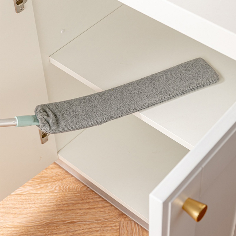 Armario cama cepillo para quitar el polvo materiales de limpieza del hogar mango alargado Super fino plumero colgable colector de polvo